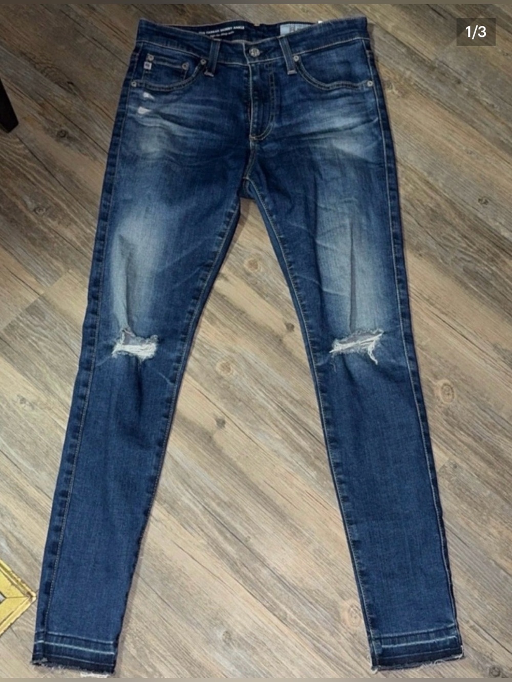 AG Adriano Goldschmied The Farrah Skinny Ankle High Rise Jeans Size 26